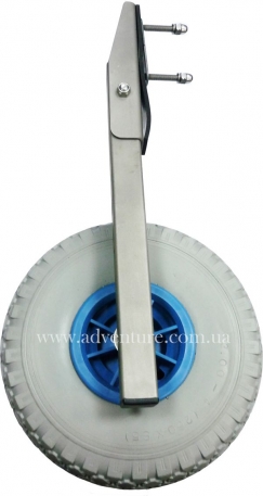 Транцевые колеса для лодки поворотные (нерж. сталь)