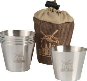 Набір чарок в чохлі 6 шт (85мл)