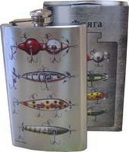 Фляжка металическая Expedition «Воблеры»