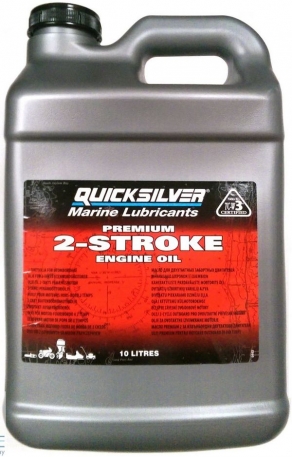 Масло моторное Quicksilver Premium TC-W3 10 литров