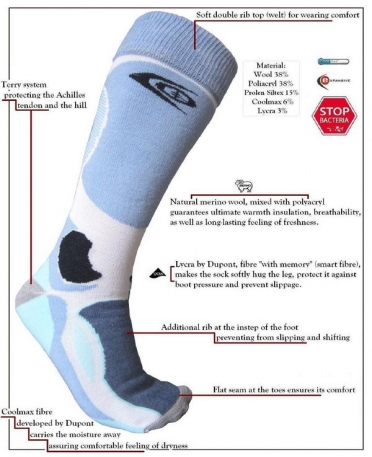 Носки eXPANSIVE Ski