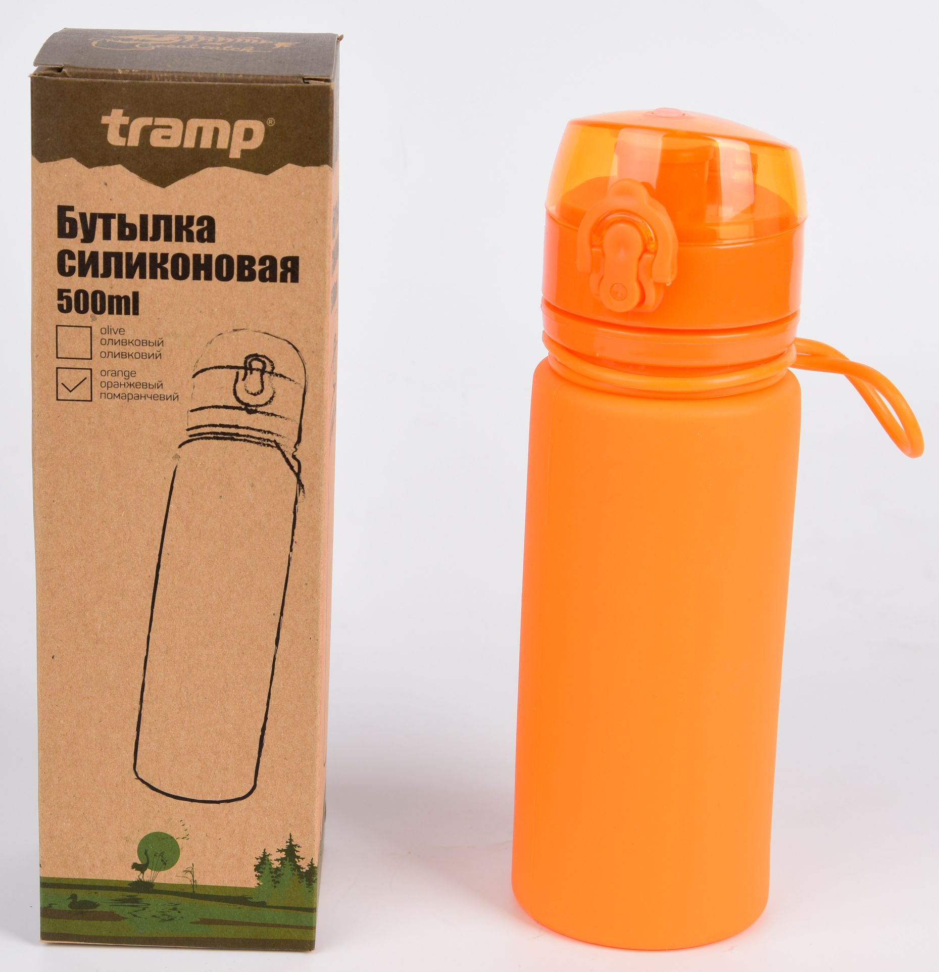 Пляшка силіконова Tramp 0,5 л - TRC-093 - фото 7