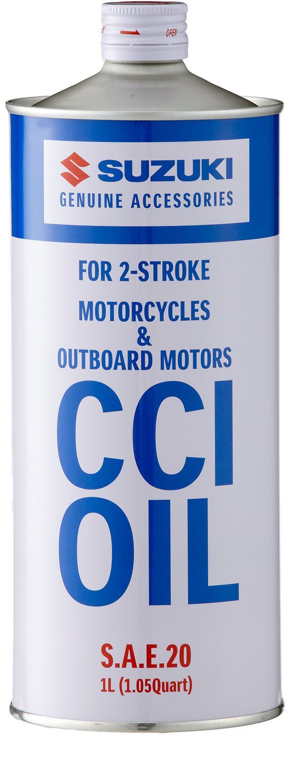 Масло моторное Suzuki 2-Stroke Motorcycles & Outboard Motors CCI OIL 1 литр - 99000-21B40-016 - фото 1