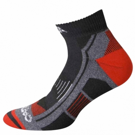 Треккинговые носки Accapi Trekking Ultralight Crew 999 black/red 37-39