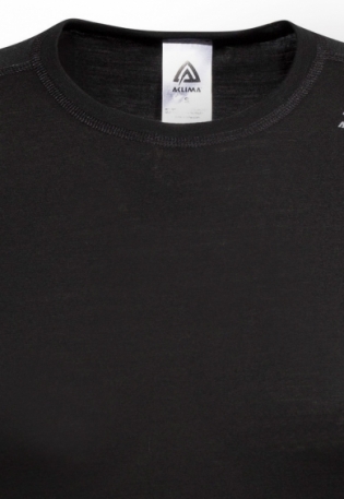 Термофутболка дружин. Aclima LightWool Shirt Crew Neck Woman JetBlack S