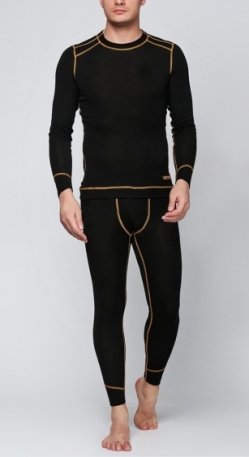 Термофутболка Aclima Work Warm Shirt Crew Neck Black XXL