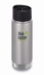 Термофляга Klean Kanteen Wide Vacuum Insulated Cafe Cap Brushed Stainless 473 ml - 1000759 - фото 1
