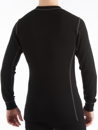 Термофутболка муж. Aclima WarmWool Crew Neck Man Black XS