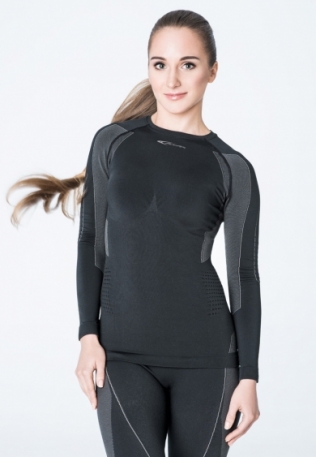 Термофутболка дружин. Accapi Polar Bear Long Sleeve Shirt Woman 966 anthracite XS/S