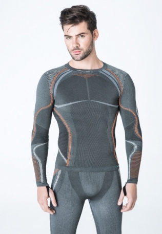 Термофутболка чоловік. Accapi Ergoracing Long Sleeve Shirt Man 967 anthracite XS/S Термофутболка чоловік. Accapi Ergoracing Long Sleeve Shirt Man 967 anthracite XS/S