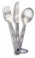 Набір столових приладів Optimus Titanium 3-Piece Cutlery Set - 8016286 - фото 1