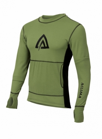 Худі чоловік. Aclima WarmWool Hood Sweater Man Forest Green/Black S Худі чоловік. Aclima WarmWool Hood Sweater Man Forest Green/Black S