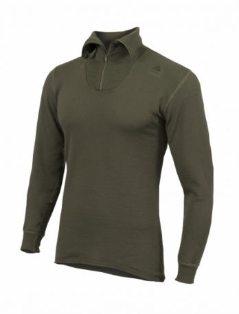 Термофутболка Aclima HotWool 230 gr Polo W/Zip Unisex OliveNight XXL
