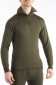 Термофутболка Aclima HotWool 230 gr Polo W/Zip Unisex OliveNight XXL - 165003043-08 - фото 2