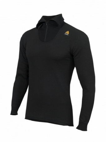 Термофутболка Aclima HotWool 230 gr Polo W/Zip Unisex Black XS Термофутболка Aclima HotWool 230 gr Polo W/Zip Unisex Black XS