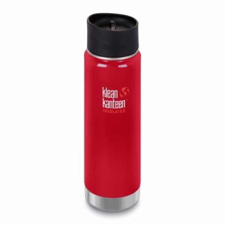 Термофляга Klean Kanteen Wide Vacuum Insulated Cafe Cap Mineral Red 592 ml