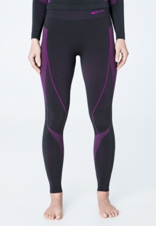 Термокальсоны жен. Accapi Polar Bear Long Trousers Woman 934 black/cyclamen XS/S