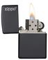 Зажигалка Zippo Black Matte with Zippo Logo - 218ZL - фото 4