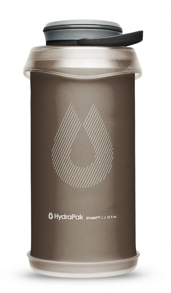 М'яка пляшка HydraPak Stash Mammoth Grey 1 л