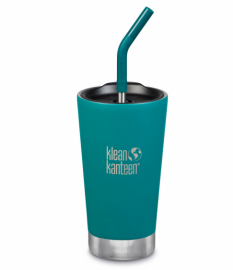 Термостакан тамблер с соломинкой Klean Kanteen Insulated Tumbler Emerald Bay 473 мл