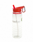 Бутылка Summit Tritan Water Bottle с соломинкой и карабином красная 700 мл - фото 1