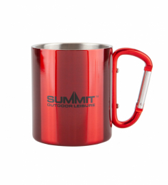 Кружка с ручкой-карабином Summit Carabiner Handled Mug красная 300 мл