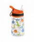 Бутылка для воды Summit Kids Boys c соломинкой и карабином оранжевая 350 мл - фото 1