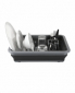 Сушилка для посуды складная Summit Pop Dish Rack Drainer Black/Grey - фото 1
