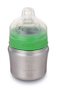 Пляшечка для годування Kid Kanteen Baby Bottle Brushed Stainless 148 ml