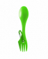 Ложка-виделка з карабіном Summit Quattro Space Saving Cutlery Set Зелена -  - фото 1