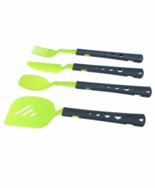 Набір столових приладів з лопаткою Summit 4PC Cutlery & Spatula Set Lime (4 предмета)
