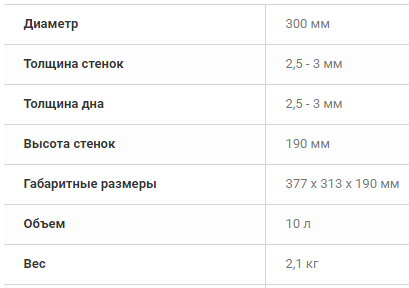 Казан похідний Силумін 10 літрів