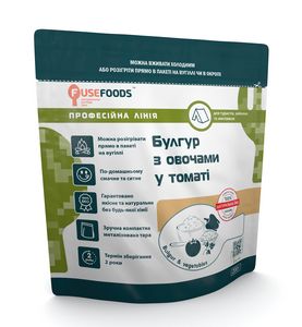 Готова страва Булгур з овочами в томаті Fuse Foods