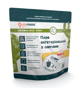 Готовое блюдо Плов вегетарианский с овощами Fuse Foods