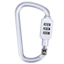 Карабин-замок с кодом Travel D-type lock S-9D