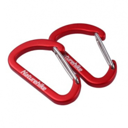 Карабин многофункциональный D-type mini 40 мм 2 pack