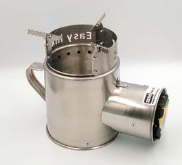 Турбопічка тріскачниця BM Easy Hike Airwood Heavy Duty AA-H