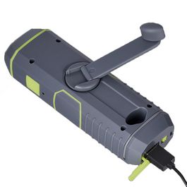 Фонарь "KilNex VOLT" с ручным генератором радио (динамо машина) RADIO и SIREN-ALARM Фонарь "KilNex VOLT" с ручным генератором радио (динамо машина) RADIO и SIREN-ALARM