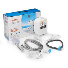 Электрический термостатичный водонагреватель-душ с краном TEMMAX RX-021