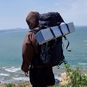 Туристический  складной  коврик IXPE Naturehike , алюминиевая пленка, 200x65х2 см, бежевый - 6976023923180 - фото 3