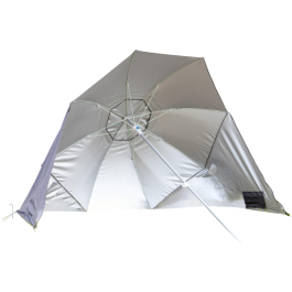 Парасоля-намет пляжна Bo-Camp Parasol With Sidewalls Grey/Silver (7267286) Парасоля-намет пляжна Bo-Camp Parasol With Sidewalls Grey/Silver (7267286)