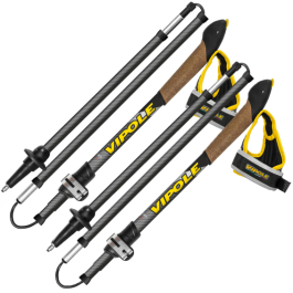 Палиці для скандинавської ходьби Vipole Treveller Carbon 130 DLX (S25 35) Палиці для скандинавської ходьби Vipole Treveller Carbon 130 DLX (S25 35)