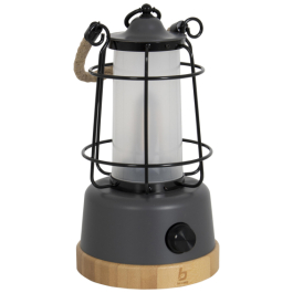 Ліхтар кемпінговий Bo-Camp Harlington Rechargable Dimming 370 Lumen Bamboo-Grey (5818921)