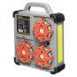 Комплект ліхтарів професійних Mactronic X-Flare (30 Lm) Red/Blue/Amber Recharg 12/220V (PSD0112) - DAS302492 - фото 1