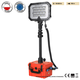 Прожектор професійний Mactronic Monster Light Mini Rescue (18 000 Lm) Recharge (PFL0151-E-ORANGE)